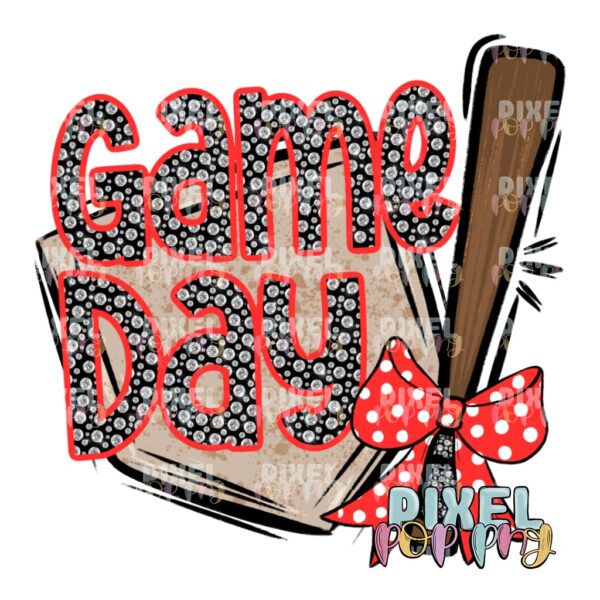 Game Day Diamond Sublimation Design | Digital Download | Sublimation Artwork | Softball Sublimation | DTF Design