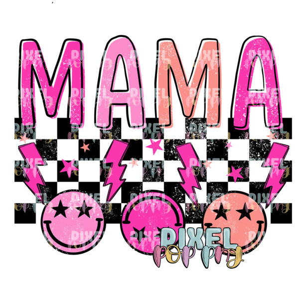 Retro Mama Racing PNG | Mama Sublimation Design | Retro Sublimation | Sublimation Design | Heat Transfer | Digital Download