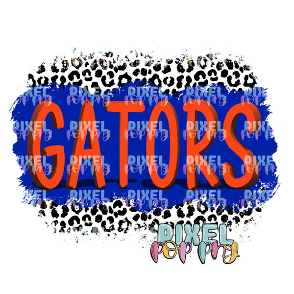 FL Gators Leopard Sublimation Design | Gators Sublimation |FL Gators Digital Art Design | Sublimation | DTF | Digital Download | Sublimation Download